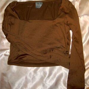 Olivia Rae Brown Long Sleeve Top🤎🍁